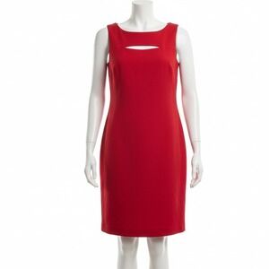Byer Too California Red Dress Small Keyhole Mini Sleeveless Vintage 90 Y2K Party